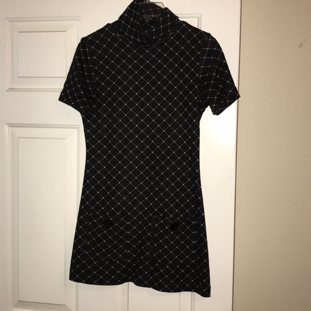 Brown turtleneck tunic top, sz small